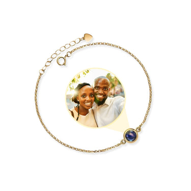 Photo Projection Bracelet - Personalized Gift for Women - Custom Jewelry For Her - Custom Bracelet Picture - Personalised Photo Gift Bracelet Brother & Sisters